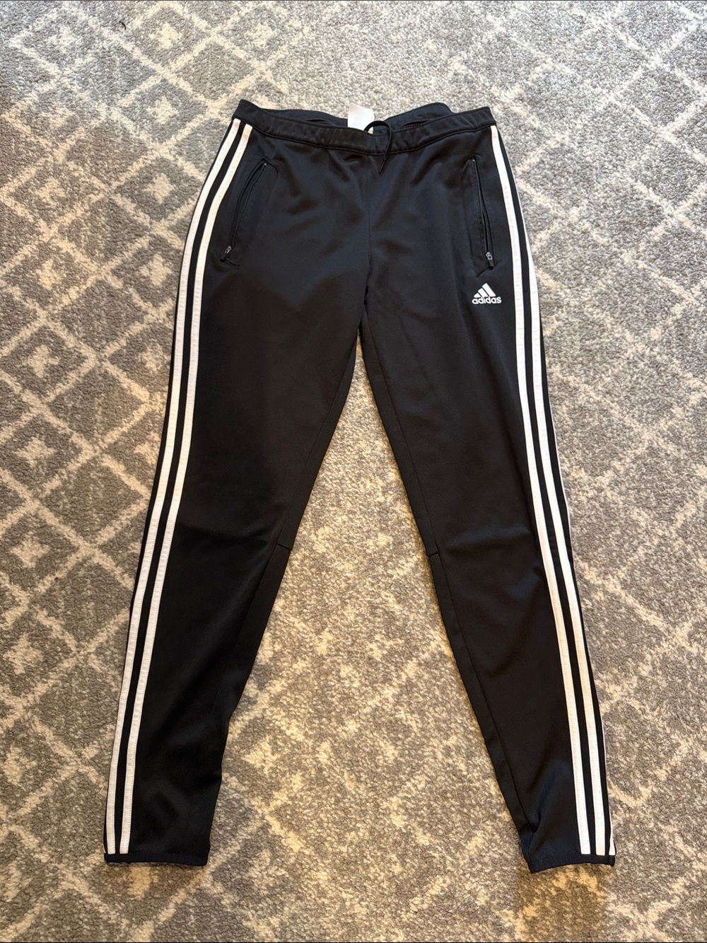 adidas Black Joggers Size M